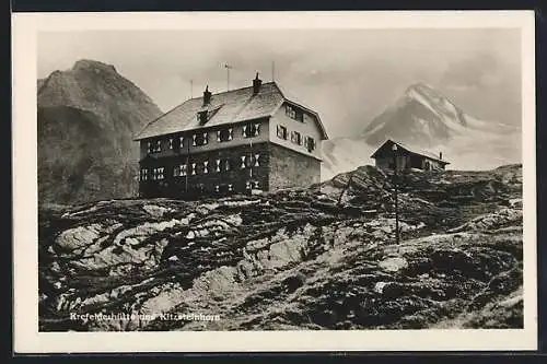 AK Krefelderhütte, Ansicht und Kitzsteinhorn