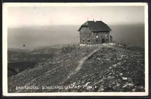 AK Zirbitzkogel-Schutzhaus, Ansicht auf dem Gipfel