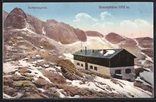 AK Simonyhütte, Berghütte im Dachsteingebiet