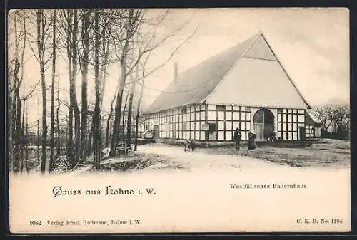 AK Löhne i. W., Westfälisches Bauernhaus