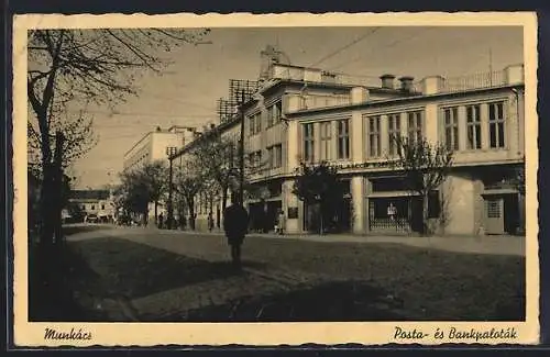 AK Munkács, Posta-és Bankpaloták