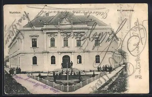 AK Munkács, Kir. Járásbiróság