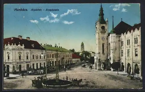 AK Munkács, Partie am Apradplatz