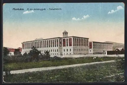 AK Munkacs, M. kir. dohanygyar, Tabakfabrik