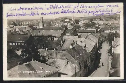 AK Uzhorod, Gesamtansicht des Ortes
