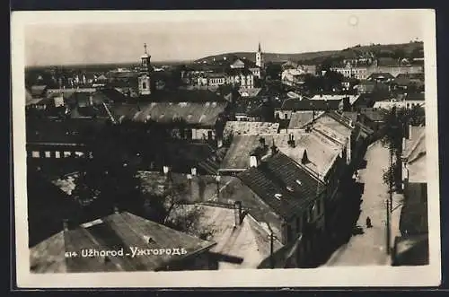 AK Uzhorod, Gesamtansicht des Ortes