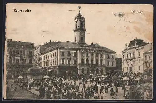 AK Czernowitz, Partie am Rathaus