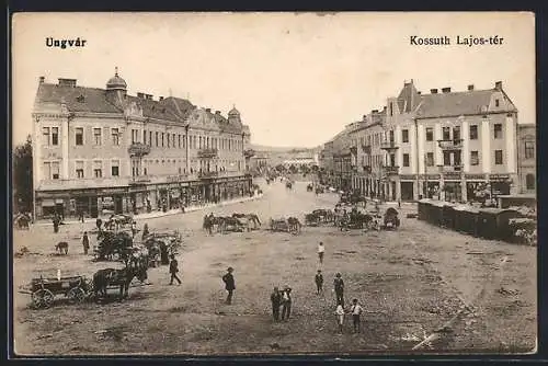 AK Ungvár, Kossuth Lajos-tér