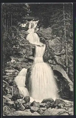 AK Triberg im Schwarzwald, Der Wasserfall