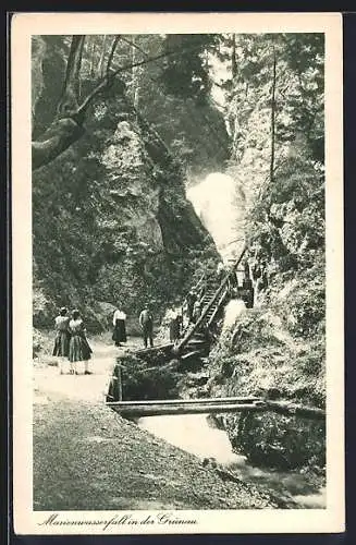 AK Marien-Wasserfall in der Grünau