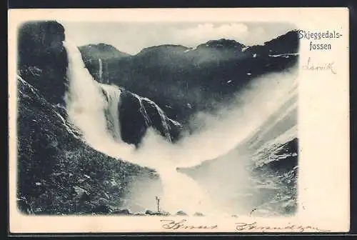 AK Skjeggdal, Skjeggdalsfossen