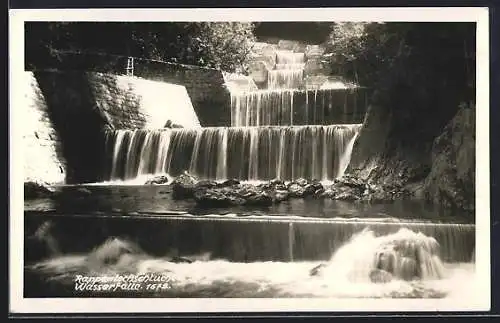 AK Wasserfall in der Rappenlochschlucht