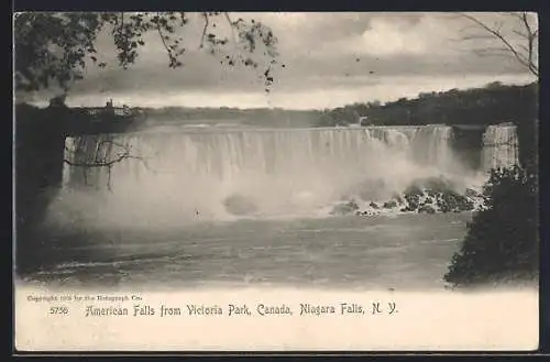 AK American Falls from Victoria Park, Canada, Niagara Falls