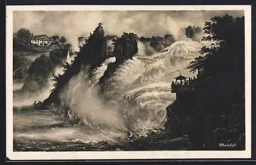 AK Rheinfall in toller Bewegung