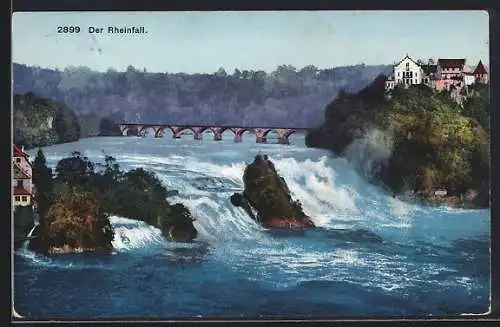 AK Schaffhausen, Brücke über den Rheinfall