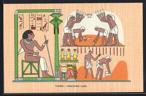 AK Thebes, Thrashing Corn, Ausgrabung