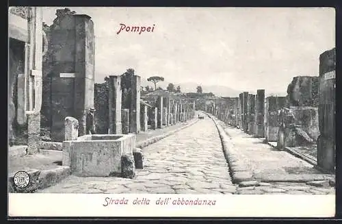 AK Pompei, Strada dell`Abbondanza