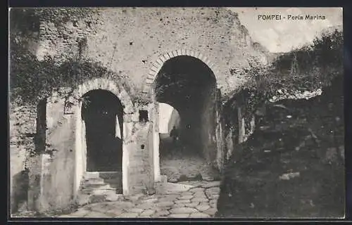 AK Pompei, Porta Marina, Ausgrabung