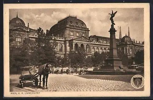 AK Deutscher Schulverein Nr. 203: Wien, K.K. Universität