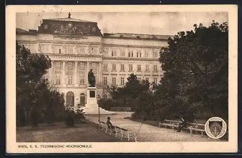 AK Deutscher Schulverein Nr. 200: Wien, K. K. Technische Hochschule