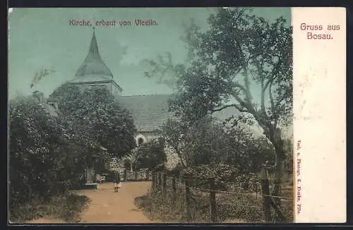 AK Bosau, Weg zur Kirche