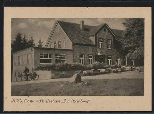 AK Iburg, Gasthaus und Café zum Dörenberg