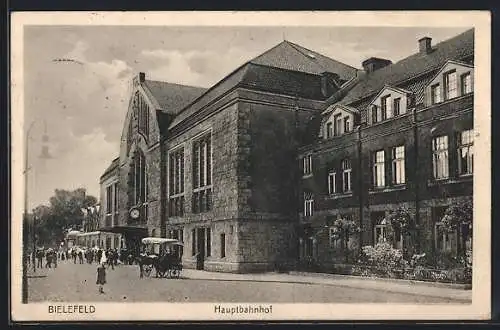 AK Bielefeld, Partie am Hauptbahnhof