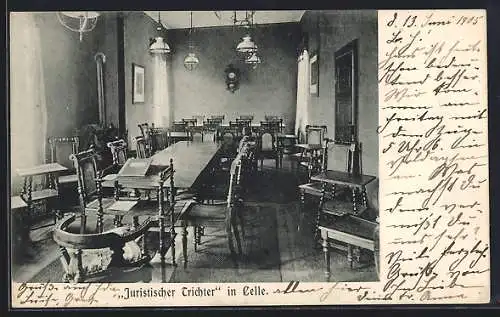 AK Celle, Gasthaus Juristischer Trichter, Innenansicht