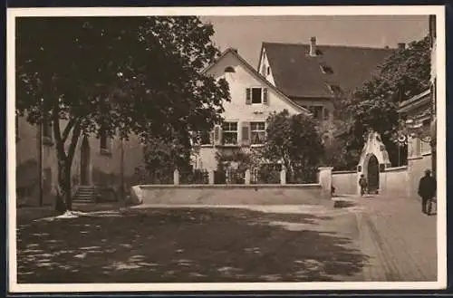 AK Konstanz, Strassenpartie hinter der Stefanskirche