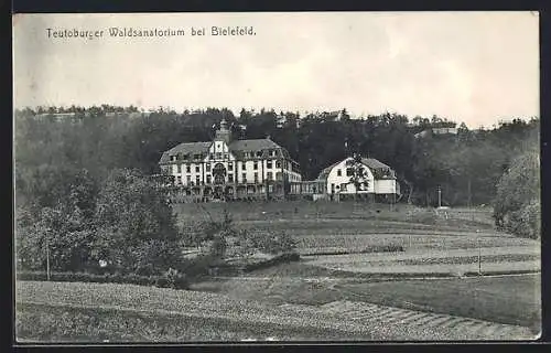 AK Bielefeld, Teutoburger Waldsanatorium mit Umgebung