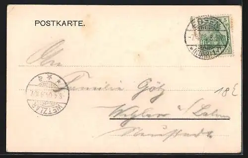 AK Essen a. d. Ruhr, Ueberführung am Kettwigerthor