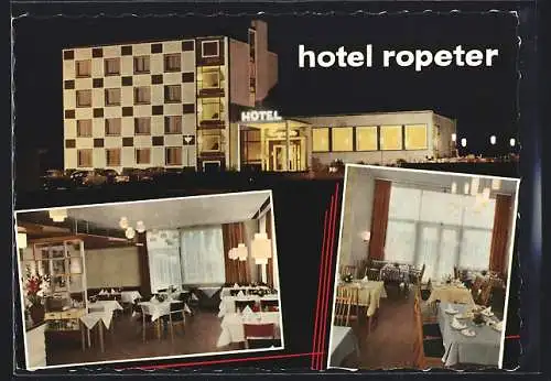 AK Göttingen-Grone, Hotel Ropeter, Bes. H. Ropeter, Kasseler Landstrasse 45