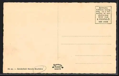 AK Munkács, Schloss, Rathaus, Strassenpartie