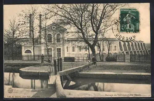 AK Tuilières, Barrage de Tuilières, Côté Nord