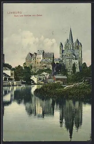 AK Limburg / Lahn, Dom und Schloss von Osten