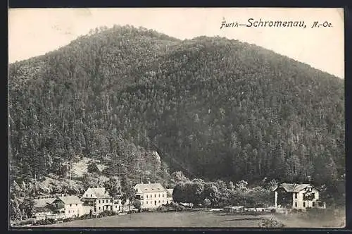 AK Furth an der Triesting, Blick auf Schromenau