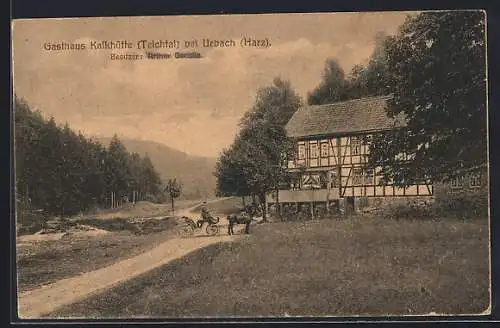 AK Urbach / Südharz, Gasthaus Kalkhütte von Arthur Gericke