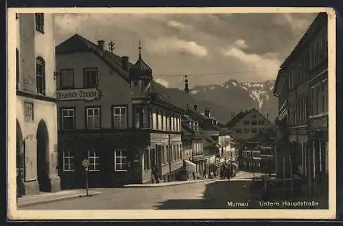 AK Murnau / Obb., Untere Hauptstrasse