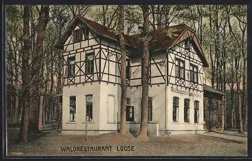 AK Loose / Salzuflen, Waldrestaurant zur Loose von F. Zurheide