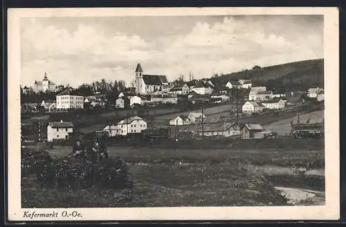 AK Kefermarkt, Blick zum Ort