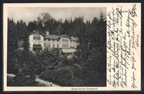 AK Aussee, Bade-Hotel Elisabeth