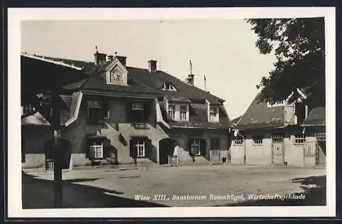 AK Wien, Sanatorium Rosenhügel, Wirtschaftsgebäude