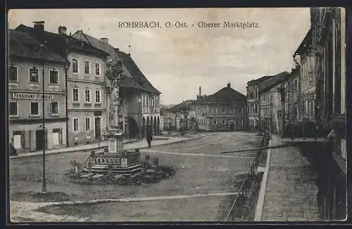 AK Rohrbach /O.-Öst., Oberer Marktplatz