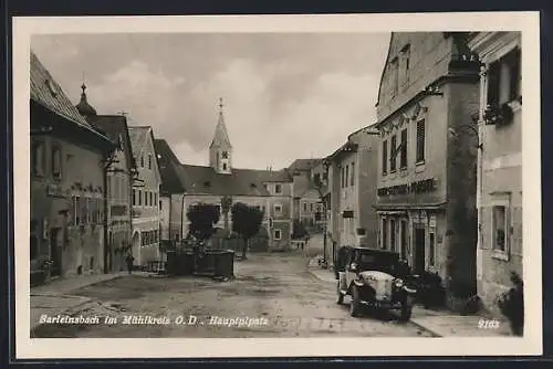 AK Sarleinsbach im Mühlkreis, Blick über den Hauptplatz