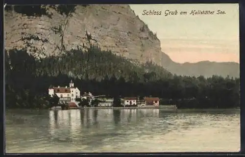 AK Hallstatt, Schloss Grub am Hallstätter See