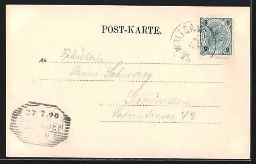 AK St. Wolfgang, Gasthaus zum Weissen Rössl, Uferpartie