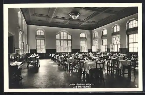 AK Hochzirl, Sanatorium, Speisesaal