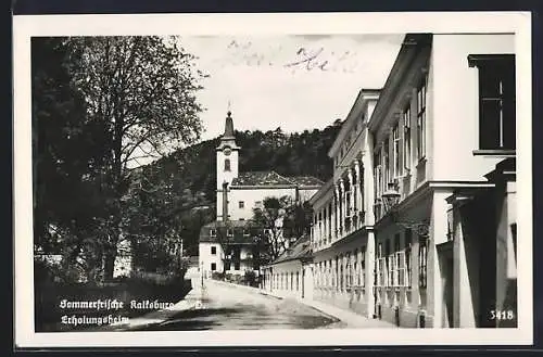 AK Kalksburg /N.-D., Partie am Erholungsheim