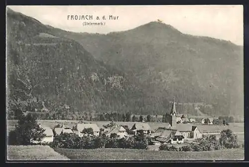 AK Teufenbach-Katsch, Frojach an der Mur gegen die Berge