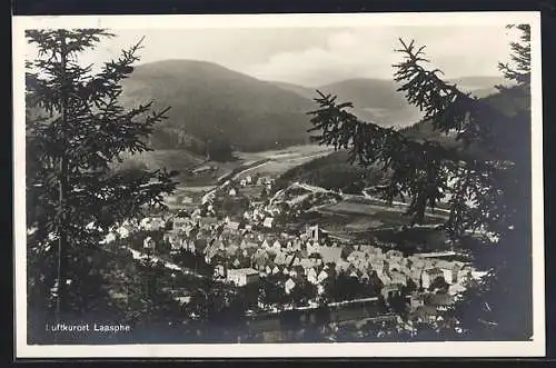 AK Laasphe, Gesamtansicht aus der Vogelschau